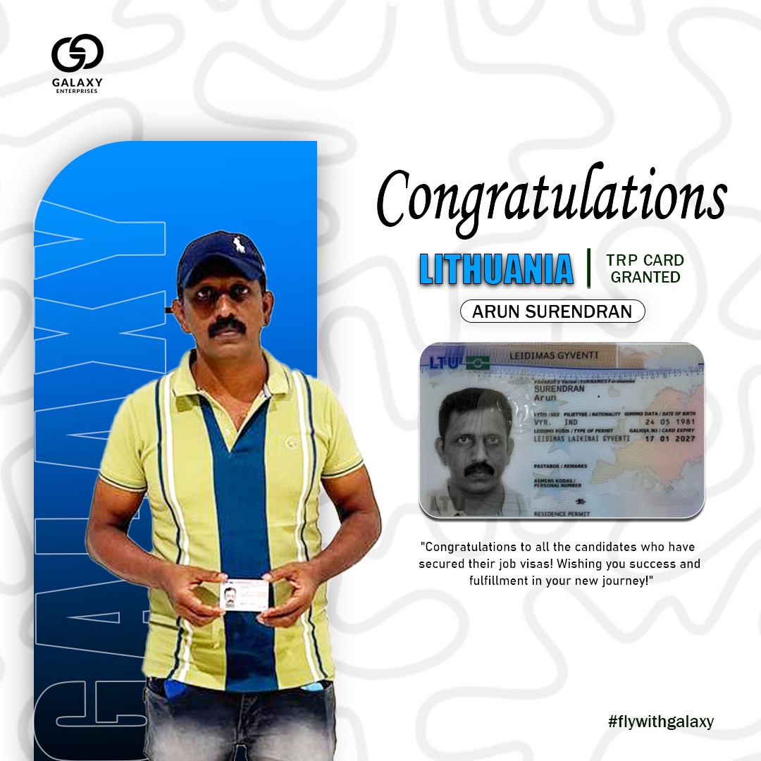 Arun Surendran TRP Card Granted