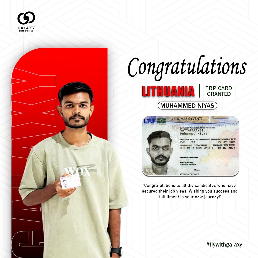 Muhammed Niyas  TRP Card Granted